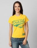 camisa Feminina Brasil
