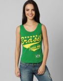 camisa Feminina Brasil regata